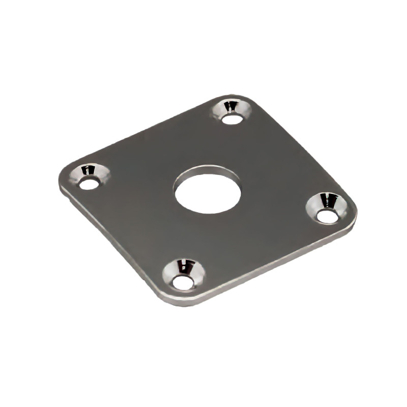 Jack Cover Quadrata Black Chrome
