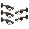 Meccaniche Basso 3L+2R Black Chrome