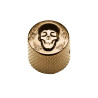 Potentiometer Knob 19mm Skull Gold
