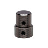 Potentiometer Concentric Knob 18mm Black Chrome