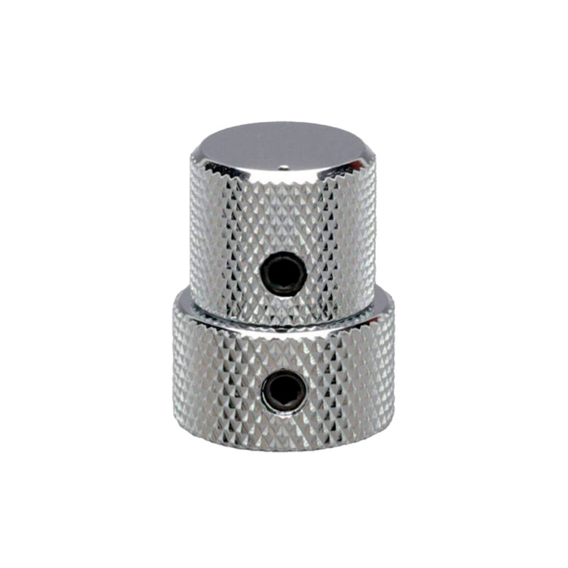 Potentiometer Concentric Knob 18mm Chrome