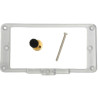 Mounting Ring Humbucker/P90 Neck Silver