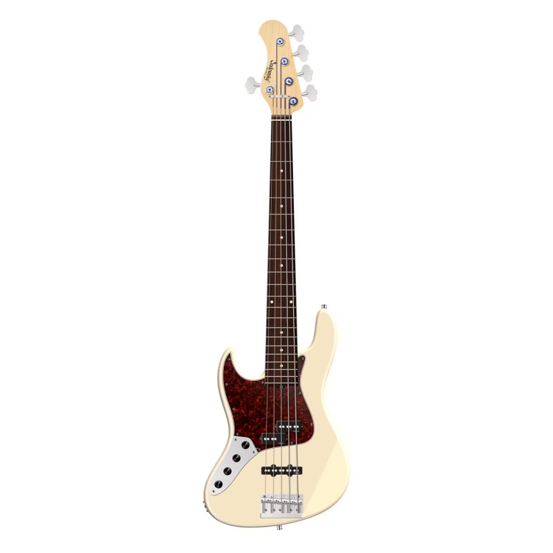 MetroLine PJ Bass 5 21 Vintage Lefty Olympic White