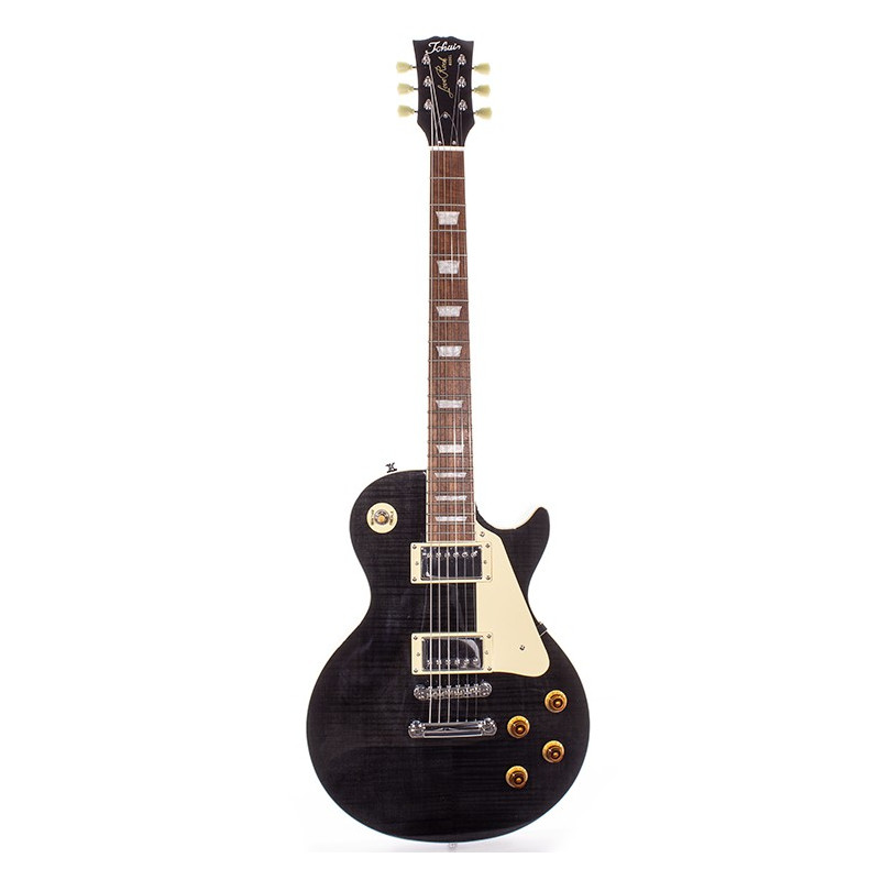 LP Style Flame See Through Black