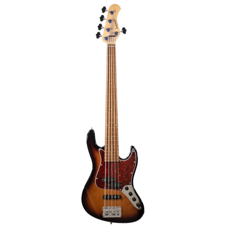 MetroLine PJ Bass 5 21 Vintage Sunburst