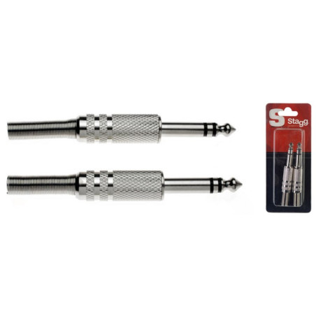 Connettore Jack M 6,3 St Cnf.2pcs