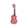 Ukulele soprano rosa con borsa