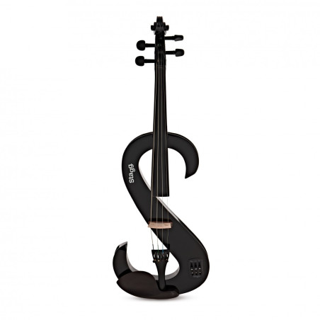 Viola 4/4 elettrica nera