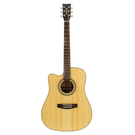 Pianura Dreadnought Cutaway Mancina Natural