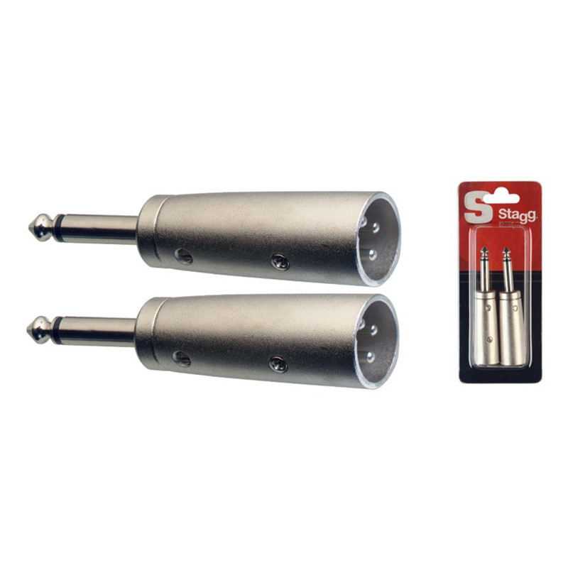 Adattatore 1xXlr M/1xJack M 6,3 MO Cnf.2pcs