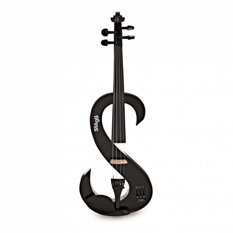 Violino 4/4 elettrico nero