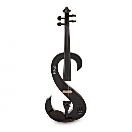 Violino 4/4 elettrico nero