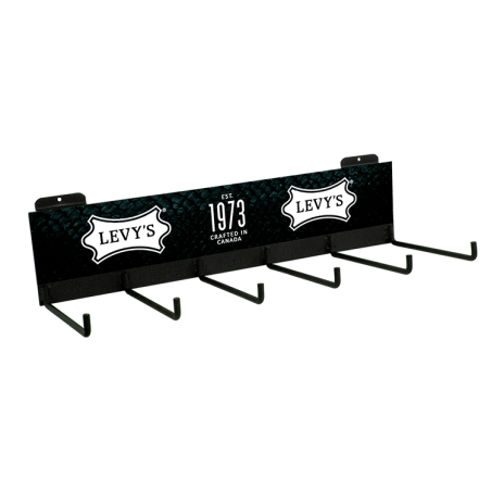 Espositore Levys per slat wall/wall