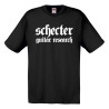 T-Shirt Schecter nera - Logo grande e bianco Tg.XL