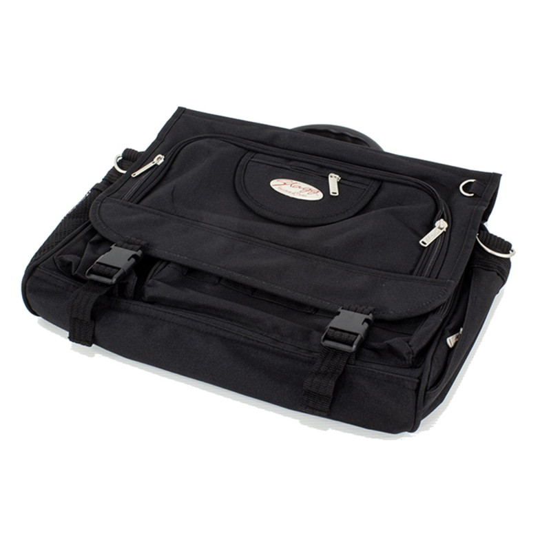 Borsa Stagg nera con tracolla
