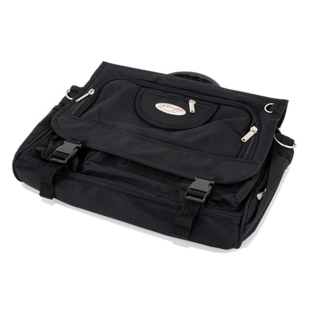 Borsa Stagg nera con tracolla