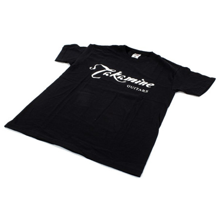 T-Shirt Takamine nera - logo Grande - Tg.M