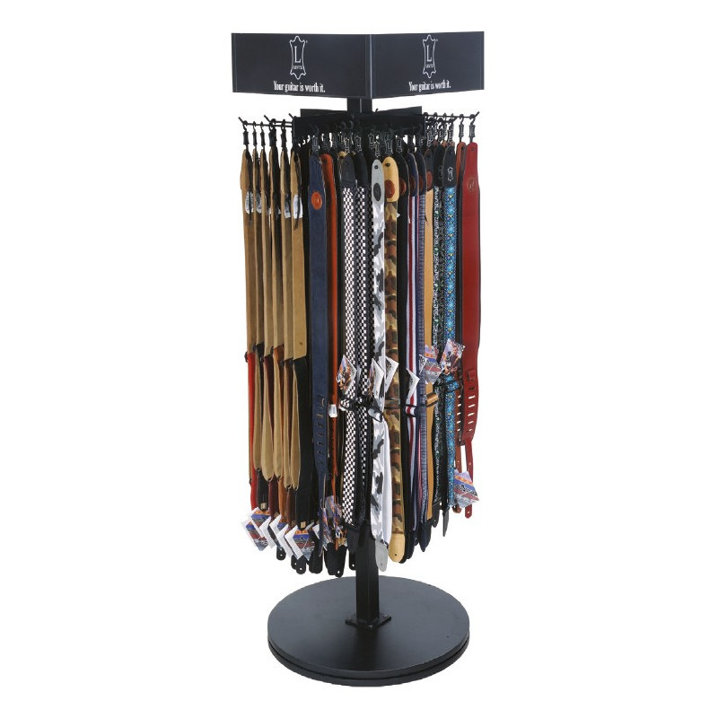 Espositore L Levys con base rotonda