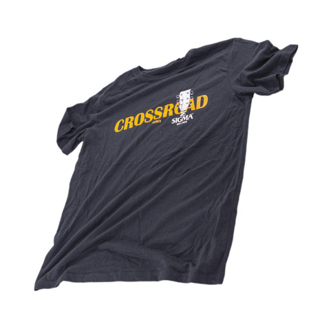 T-Shirt Sigma Crossroads nera Tg.L