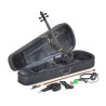 Violino 4/4 elettrico nero metallizzato