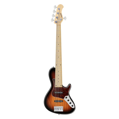 MetroLine JJ Bass 5 24 Single Cut Vintage Sunburst