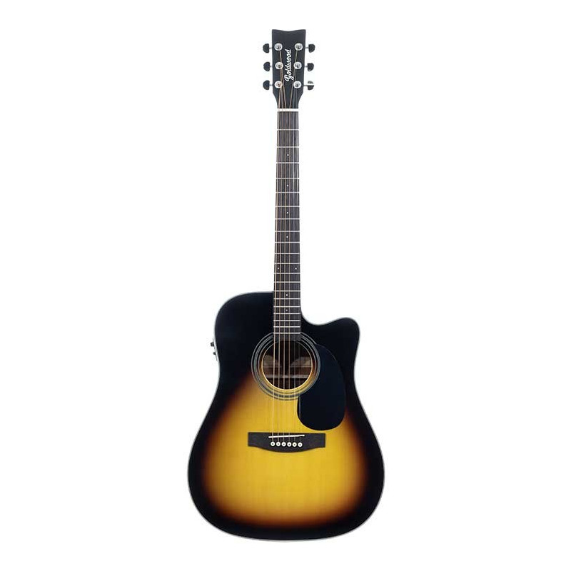 Pianura Dreadnought Cutaway Sunburst