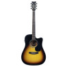 Pianura Dreadnought Cutaway Sunburst