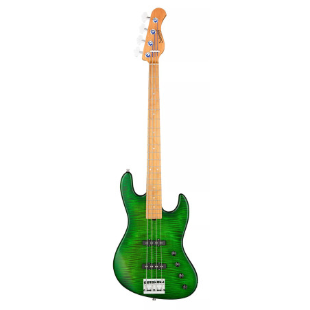 MetroLine JJ Bass 4 21 Deluxe Greenburst Satin