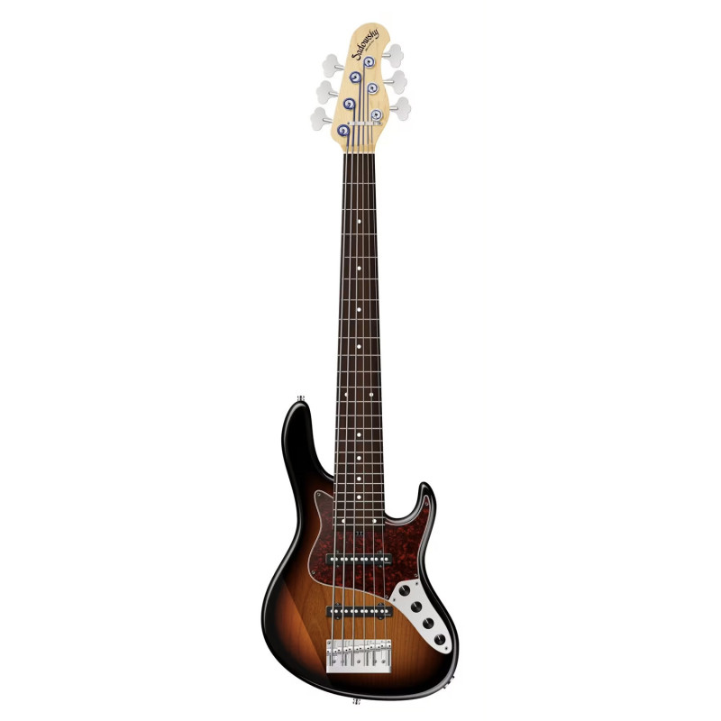 MetroLine JJ Bass 6 24 Vintage Sunburst