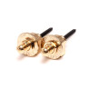 Drop Stop Strap Pin System Set Gold