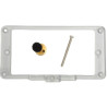Mounting Ring Humbucker/P90 Neck Silver