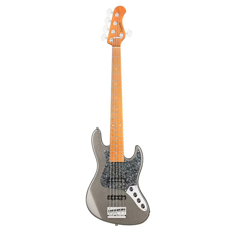 MetroExpress JJ Bass 5 21 Vintage Silver Sparkle