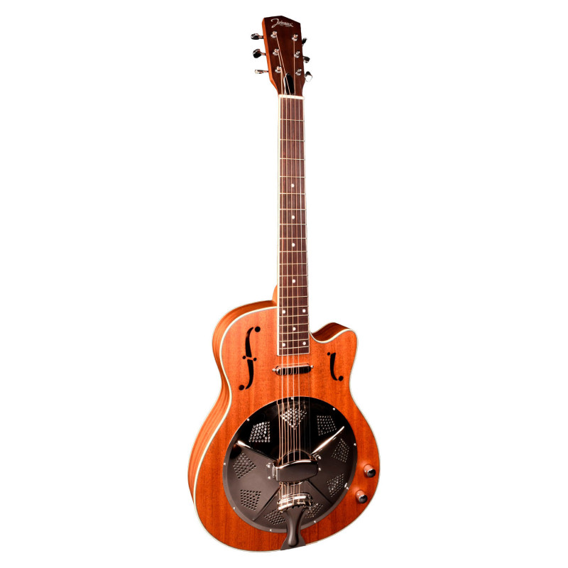 Chitarra resofonica wood elettrificata cutaway