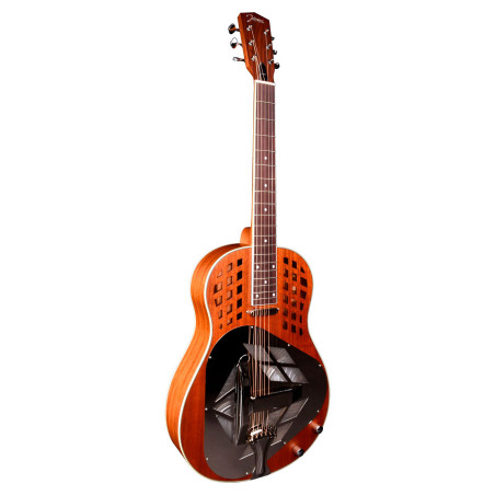 Chitarra resofonica wood elettrificata