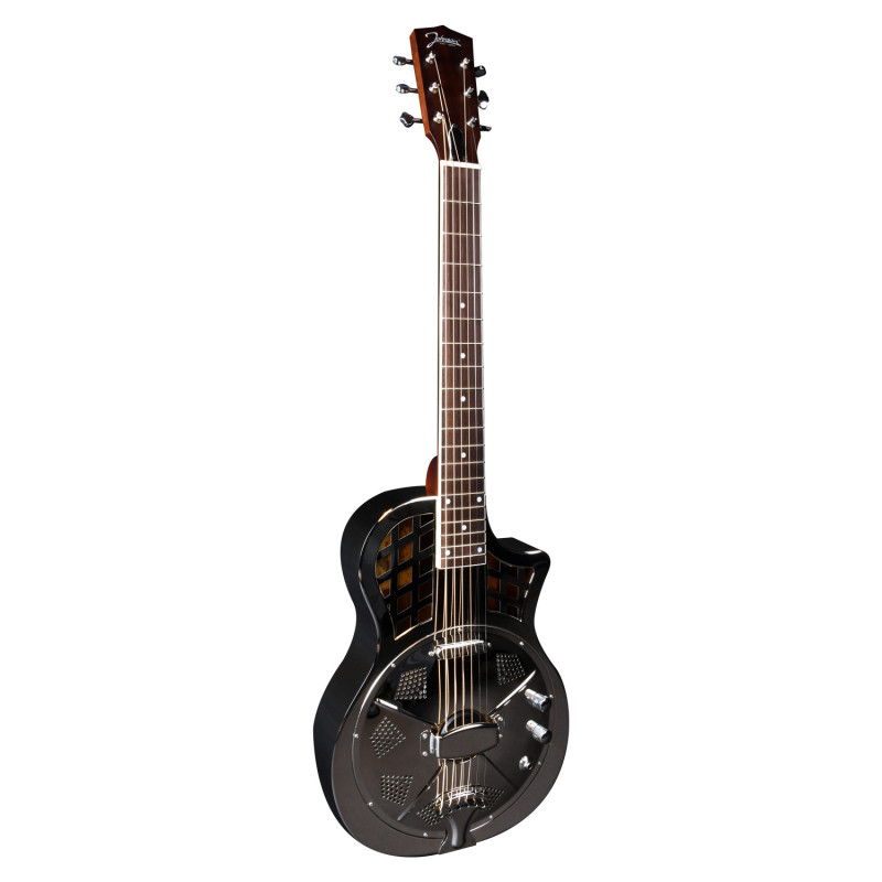 Chitarra resofonica metal elettrificata cutaway
