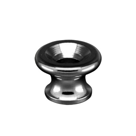 Bottoni Tracolla 12,5mm Black Chrome Set 2pcs