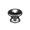 Bottoni Tracolla 12,5mm Black Chrome Set 2pcs