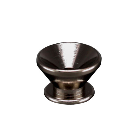 Bottoni Tracolla 14,0mm Black Chrome Set 2pcs