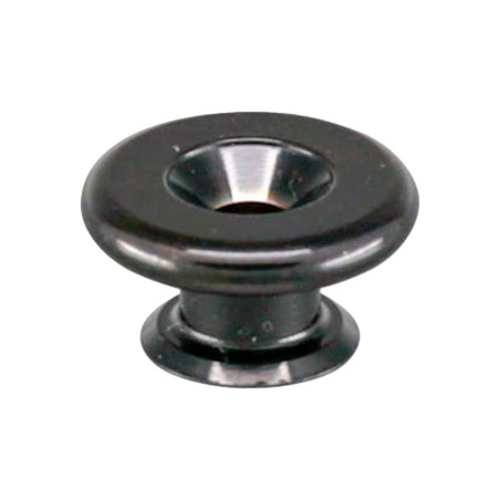 Bottoni Tracolla 17,0mm Black Chrome Set 2pcs