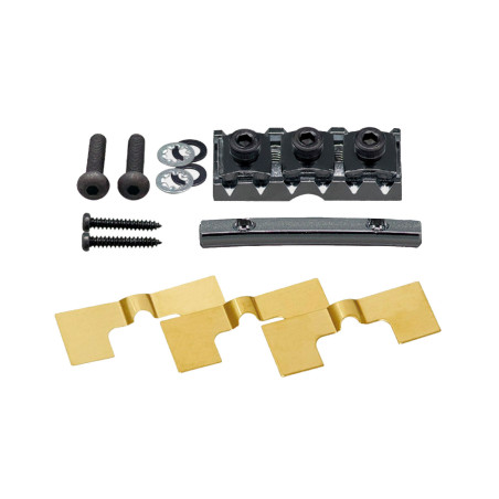 Locking Nut 6 Corde Black Chrome