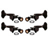 Meccaniche Basso 2L+2R Black