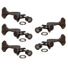 Meccaniche Basso 3L+2R Black Chrome