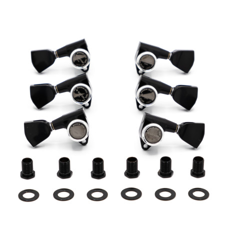 Meccaniche Locking 3L+3R Black