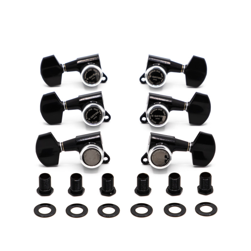 Meccaniche Locking 3L+3R Black