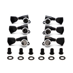 Meccaniche Locking 3L+3R Black