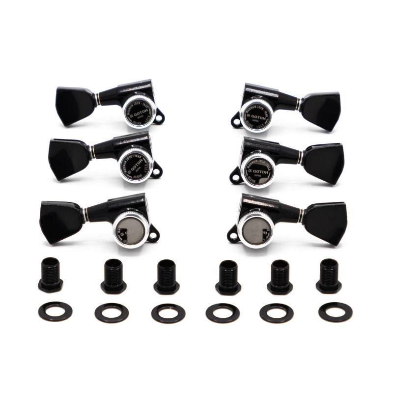 Meccaniche Locking 3L+3R Black