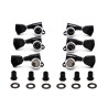Meccaniche Locking 3L+3R Black