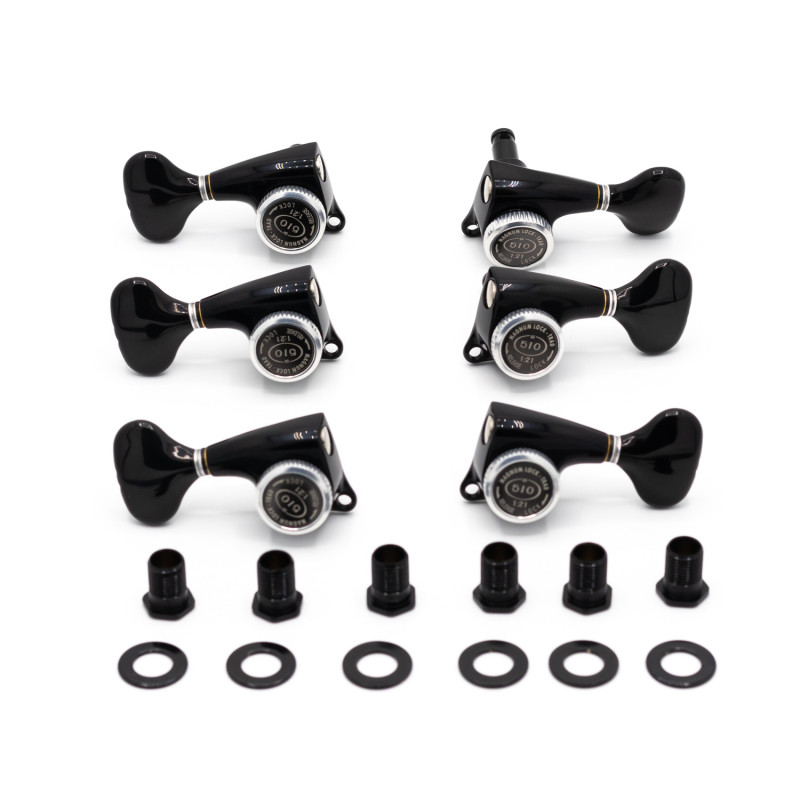 Meccaniche Locking 3L+3R Black