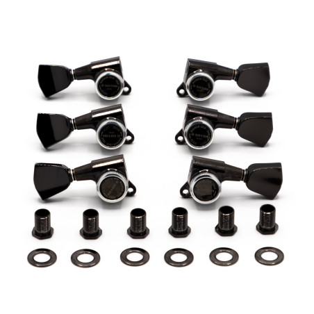 Meccaniche Locking 3L+3R Black Chrome
