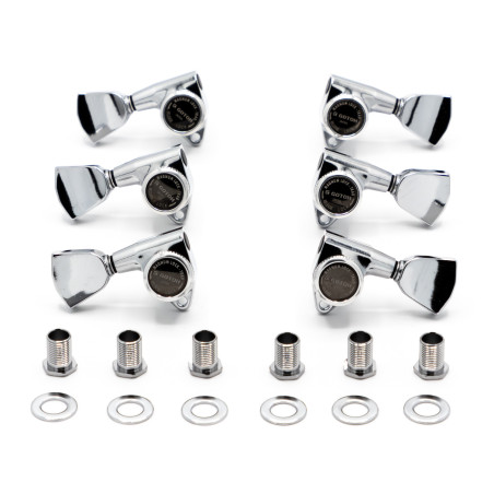 Meccaniche Locking 3L+3R Chrome